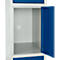 Schäfer Shop Select Locker columna S5, con cerradura de cilindro, gris claro/azul genciana