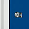Schäfer Shop Select Locker columna S5, con cerradura de cilindro, gris claro/azul genciana