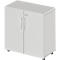 Schäfer Shop Select LOGIN kast, 2 dossierhoogtes, H, B 800 x D 420 x H 788 mm, lichtgrijs/lichtgrijs