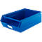Schäfer Shop Select magazijnbak met open voorzijde, met draagbeugel, 18,5 l, 80 kg, L 501 x B 308 x H 146 mm, staal, RAL 5015 (hemelsblauw)