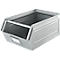 Schäfer Shop Select magazijnemmer met open voorzijde en draagbeugel, staal, L 361 x B 211 x H 145 mm, 8,5 l, 60 kg, elektrolytisch verzinkt