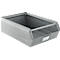 Schäfer Shop Select magazijnemmer met open voorzijde, met draagbeugel, 18,5 l, 80 kg, L 501 x B 308 x H 146 mm, staal, elektrolytisch verzinkt