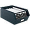 Schäfer Shop Select magazijnemmer met open voorzijde, met draagbeugel, L 524 x B 307 x H 201 mm, 26 l, 120 kg, staal, RAL 5008 (grijsblauw)