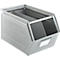 Schäfer Shop Select magazijnemmer met open voorzijde, met draagbeugel, L 550 x B 307 x H 298 mm, 40 l, 150 kg, staal, elektrolytisch verzinkt