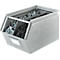 Schäfer Shop Select magazijnemmer met open voorzijde, met draagbeugel, L 550 x B 307 x H 298 mm, 40 l, 150 kg, staal, elektrolytisch verzinkt