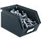 Schäfer Shop Select magazijnemmer met open voorzijde, staal, L 238 x B 149 x H 128 mm, 3,5 l, 8 kg, RAL 5008 (grijsblauw)