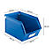 Schäfer Shop Select magazijnemmer met open voorzijde, staal, L 238 x B 149 x H 128 mm, 3,5 l, 8 kg, RAL 5015 (hemelsblauw)