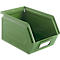 Schäfer Shop Select magazijnemmer met open voorzijde, staal, L 238 x B 149 x H 128 mm, 3,5 l, 8 kg, RAL 6011 (resada groen)
