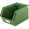 Schäfer Shop Select magazijnemmer met open voorzijde, staal, L 238 x B 149 x H 128 mm, 3,5 l, 8 kg, RAL 6011 (resada groen)