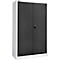 Schäfer Shop Select Magazinschrank, 10 Fachböden, ohne Ausstattung, B 1200 x T 500 x H 1935 mm, Stahl, weißaluminium/anthrazitgrau