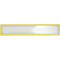 Schäfer Shop Select magneetlijst, voor koppen in A4 liggend/A3 staand formaat, UV-bestendige PET-folie, geel, 4 st.