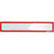 Schäfer Shop Select magneetlijst, voor koppen in A4 liggend/A3 staand formaat, UV-bestendige PET-folie, rood, 4 st.