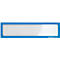 Schäfer Shop Select magneetlijst, voor koppen in A5 liggend formaat/A4 staand formaat, UV-bestendige PET-folie, blauw, 4 st.