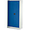 Schäfer Shop Select Materiaalkast MSI 16408i , B 800 x D 400 x H 1535 mm, 3 legborden, staal, lichtgrijs/enzisch blauw