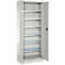 Schäfer Shop Select Materiaalkast MSI 2409, staal, 6 legborden, B 950 x D 400 x H 1935 mm, lichtgrijs 