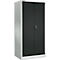 Schäfer Shop Select materiaalkast MSI 2509, 4 tussenlegborden, cilinderslot, B 950 x D 500 x H 1935 mm, lichtgrijs RAL 7035/antracietgrijs RAL 7016