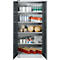 Schäfer Shop Select materiaalkast MSI 2609 S, versterkte uitvoering, tot 100 kg/plank, B 950 x D 600 x H 1935 mm, blank aluminium/antracietgrijs