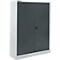 Schäfer Shop Select Materialschrank MSI 16412i, B 1200 x T 400 x H 1535 mm, 3 Böden, Stahl, Weißalu/anthrazitgrau