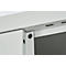 Schäfer Shop Select Materialschrank MSI 2509, 4 Zwischenböden, Zylinderschloss, B 950 x T 500 x H 1935 mm, weißaluminum RAL 9006/anthrazitgrau RAL 7016