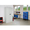 Schäfer Shop Select Materialschrank MSI 2509, 5 OH, 4 Zwischenböden, Zylinderschloss, B 950 x T 500 x H 1935 mm, lichtgrau RAL 7035/lichtgrau RAL 7035