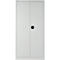 Schäfer Shop Select Materialschrank MSI 2509, 5 OH, 4 Zwischenböden, Zylinderschloss, B 950 x T 500 x H 1935 mm, lichtgrau RAL 7035/lichtgrau RAL 7035