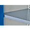 Schäfer Shop Select Materialschrank MSI 2509, 5 OH, 4 Zwischenböden, Zylinderschloss, B 950 x T 500 x H 1935 mm, weißaluminium RAL 9006/enzianblau RAL 5010