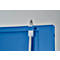 Schäfer Shop Select Materialschrank MSI 2509, 5 OH, 4 Zwischenböden, Zylinderschloss, B 950 x T 500 x H 1935 mm, weißaluminium RAL 9006/enzianblau RAL 5010