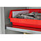 Schäfer Shop Select Materialschrank MSI 2509, 5 OH, 4 Zwischenböden, Zylinderschloss, B 950 x T 500 x H 1935 mm, weißaluminium RAL 9006/weißaluminium RAL 9006