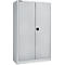 Schäfer Shop Select Materialschrank MSI 2512 S, B 1200 x T 500 x H 1935 mm, weissaluminium/weissaluminium