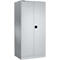 Schäfer Shop Select Materialschrank MSI 2609, Belastb. 50 kg je Boden, H 1935 mm, weissaluminium/weissaluminium