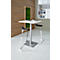 Schäfer Shop Select Mesa auxiliar FLEXXAS, regulable en altura eléctricamente, ergonómica, W 800 mm, blanca 