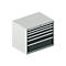 Schäfer Shop Select Meuble à tiroirs 54-36 6 gris clair/gris anthracite