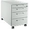 Schäfer Shop Select mobiele container 1233, met handgreep hoekig, lichtgrijs/lichtgrijs/lichtgrijs