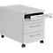 Schäfer Shop Select mobiele container 1233, met handgreep hoekig, lichtgrijs/lichtgrijs/lichtgrijs