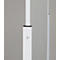 Schäfer Shop Select Moderatiebord SH MT 121, mobiel, aan beide zijden te gebruiken, B 1200 x H 1500 mm, vilt, aluminium &amp; metaal, grijs