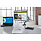 Schäfer Shop Select Monitorarm MX8-112, für 1 Display bis 32″ & bis 8 kg, neig-/schwenk-/drehbar, höhenverstellbar, Kabelführung, VESA, Tischklemme