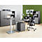Schäfer Shop Select Monosäulen-Beistelltisch Start Off, elektrisch höhenverstellbar, B 800 x T 800 mm, graphit 