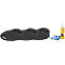 Schäfer Shop Select Mousepad MROS250, ergonomisch, gel polssteun, zwart, 3 stuks + reinigingsspray voor beeldschermen &amp; computeraccessoires, 250 ml