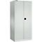 Schäfer Shop Select MSI 2509 opbergkast, 5 OH, 4 tussenlegborden, cilinderslot, B 950 x D 500 x H 1935 mm, lichtgrijs RAL 7035/lichtgrijs RAL 7035