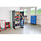 Schäfer Shop Select MSI 2512 opbergkast, 5 ordnerhoogtes, 4 tussenlegborden, cilinderslot, B 1200 x D 500 x H 1935 mm, lichtgrijs/antracietgrijs