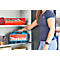 Schäfer Shop Select MSI 2512 opbergkast, 5 ordnerhoogtes, 4 tussenlegborden, cilinderslot, B 1200 x D 500 x H 1935 mm, lichtgrijs/gentiaan blauw