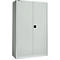 Schäfer Shop Select MSI 2512 opbergkast, 5 ordnerhoogtes, 4 tussenlegborden, cilinderslot, B 1200 x D 500 x H 1935 mm, lichtgrijs