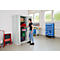 Schäfer Shop Select MSI 2609 materiaalkast, draagvermogen 50 kg per legbord, H 1935 mm, lichtgrijs/lichtgrijs 