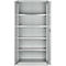 Schäfer Shop Select MSI 2609 materiaalkast, draagvermogen 50 kg per legbord, H 1935 mm, lichtgrijs/lichtgrijs 