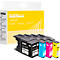 Schäfer Shop Select Multipack de cartouches d'encre, remplace Brother LC-1280XLVALBP, pack de 4, noir &amp; couleur