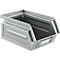 Schäfer Shop Select opbergbox met open voorkant, 0,9 l, 2,5 kg, L 163 x B 102 x H 75 mm, staal, gegalvaniseerd