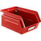 Schäfer Shop Select opbergbox met open voorzijde, 0,9 l, 2,5 kg, L 163 x B 102 x H 75 mm, staal, RAL 3000 (vuurrood)