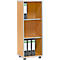 Schäfer Shop Select Open kast MOXXO IQ, hout, 3 vakken, 3 ordnerhoogten, B 401 x D 362 x H 1115 mm, beukenpatroon