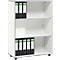 Schäfer Shop Select Open kast MOXXO IQ, hout, 3 vakken, 3 ordnerhoogten, B 801 x D 362 x H 1115 mm, wit