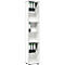 Schäfer Shop Select Open kast MOXXO IQ, hout, 6 vakken, 6 ordnerhoogten, B 401 x D 362 x H 2168 mm, wit 